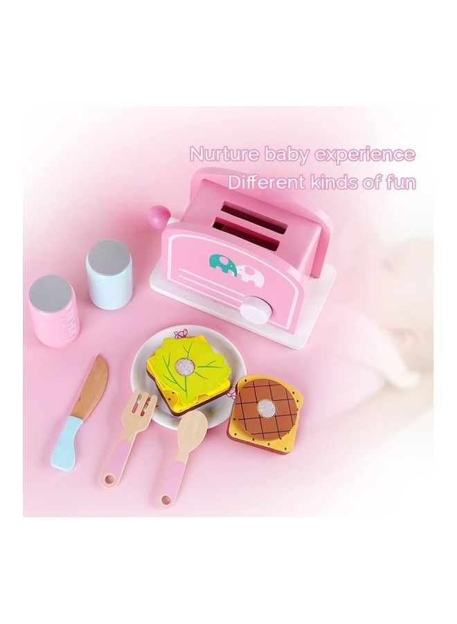 Basmah 32-2045 Wooden Toaster Kitchen Play Set  - Image 3