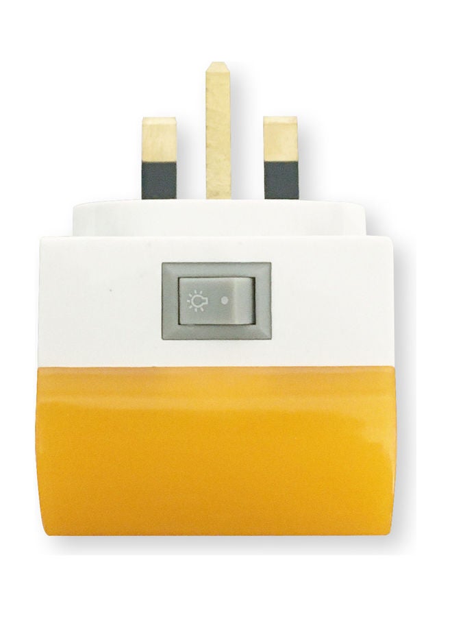 elexon Multi Adaptor With 2-USB Port White 15cm - Image 2