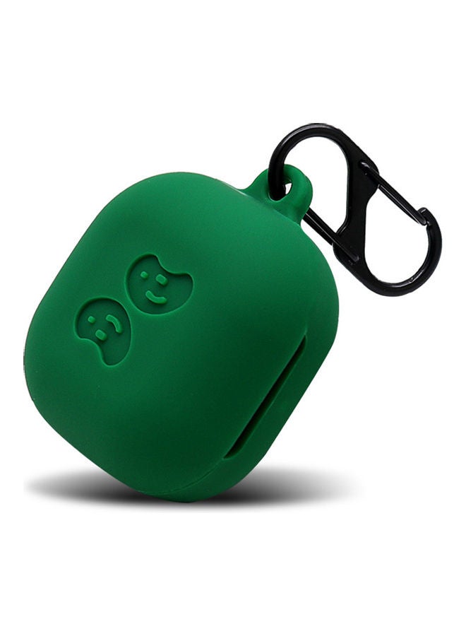 AMTCO Protective Case Cover For Samsung Galaxy Buds Live 2020 With Carabiner Green - Image 1