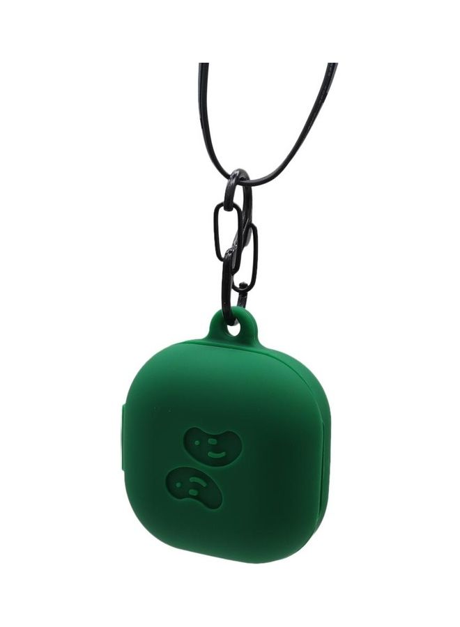 AMTCO Protective Case Cover For Samsung Galaxy Buds Live 2020 With Carabiner Green - Image 2