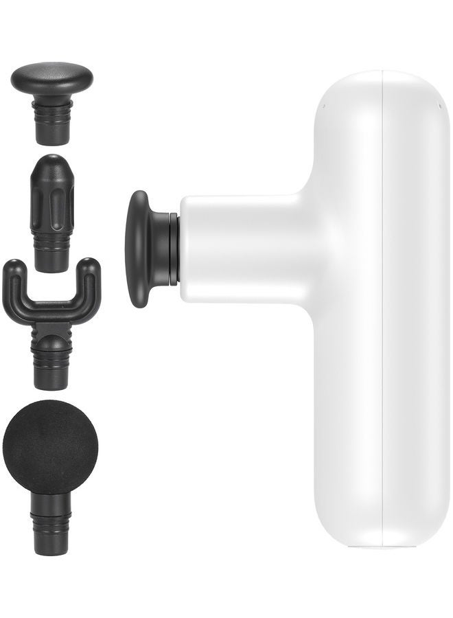 Mini Electric Muscle Massager Set White/Black 18 x 6.50cm 