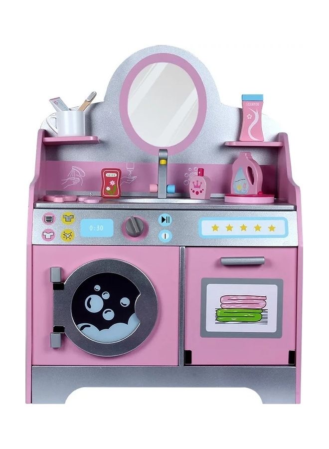 Basmah - 32-2050 Wooden Kitchen Play Set For Kids - Image 1