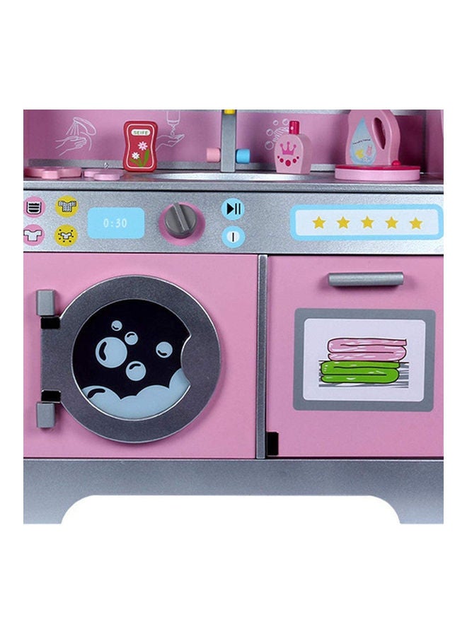 Basmah - 32-2050 Wooden Kitchen Play Set For Kids - Image 1