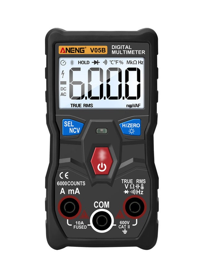 Digital Multimeter With App Remote Control Black 16 x 40cm 