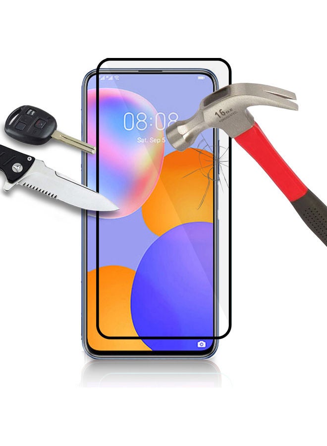 Wtech Tempered Glass Screen Protector For Huawei Y9a Black/Clear - Image 5