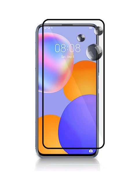 Tempered Glass Screen Protector For Huawei Y9a Black/Clear