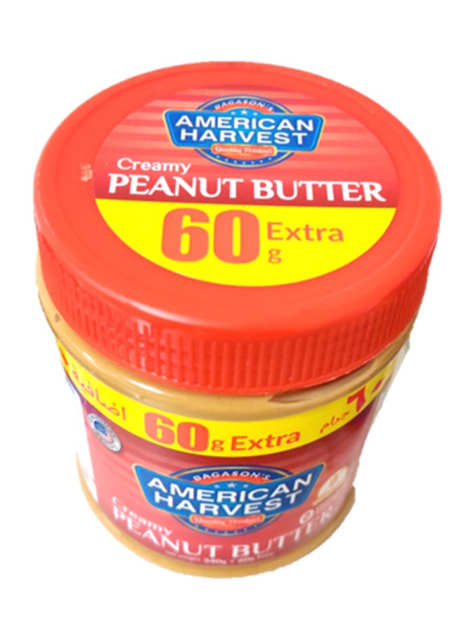 American Harvest Peanut Butter Creamy 340grams  - Image 2