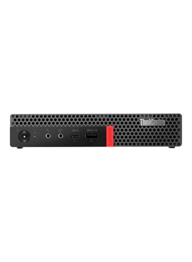 لينوفو - جهاز حاسوب رأسي M920q مزود بمعالج كور i5/ ذاكرة رام سعة 8 جيجابايت/ محرك أقراص SSD Hybrid سعة 128 جيجابايت + محرك أقراص صلبة سعة 500 جيجابايت/ بطاقة رسومات إنتل فائقة الوضوح 630 أسود - Image 1