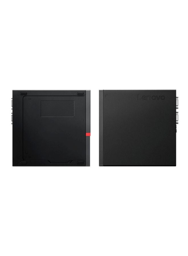لينوفو - جهاز حاسوب رأسي M920q مزود بمعالج كور i5/ ذاكرة رام سعة 8 جيجابايت/ محرك أقراص SSD Hybrid سعة 128 جيجابايت + محرك أقراص صلبة سعة 500 جيجابايت/ بطاقة رسومات إنتل فائقة الوضوح 630 أسود - Image 1
