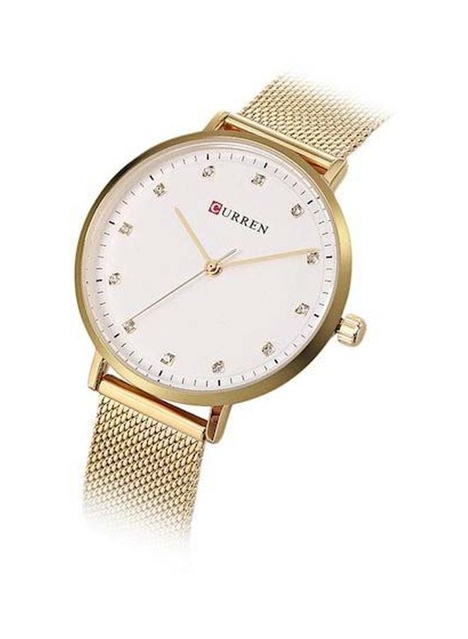 CURREN - Women's Stainless Steel Analog Watch 9023 - 35 mm - Golden - Image 1