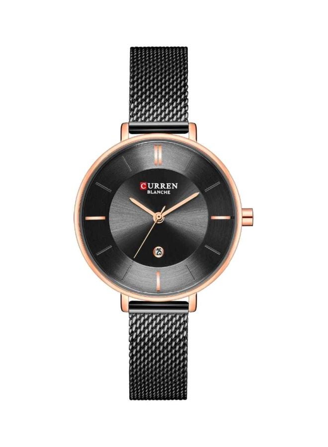 CURREN - women Water Resistant Analog Watch 9037 - 36 mm - Black - Image 1