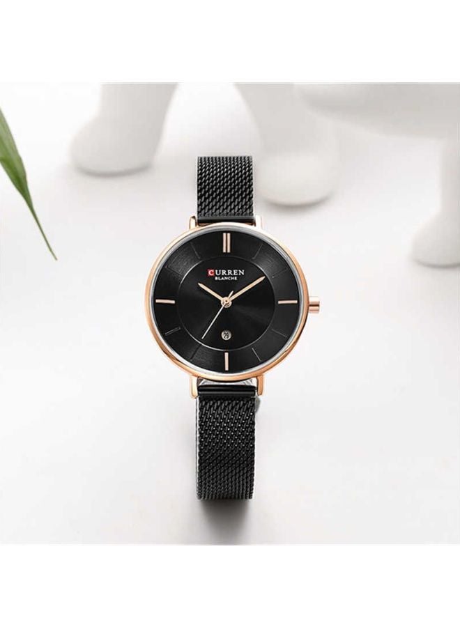 CURREN - women Water Resistant Analog Watch 9037 - 36 mm - Black - Image 1