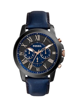 Men's Grant Water Resistant Analog Watch FS5061 - 43 mm - Blue - v1610714645/N11817425A_1