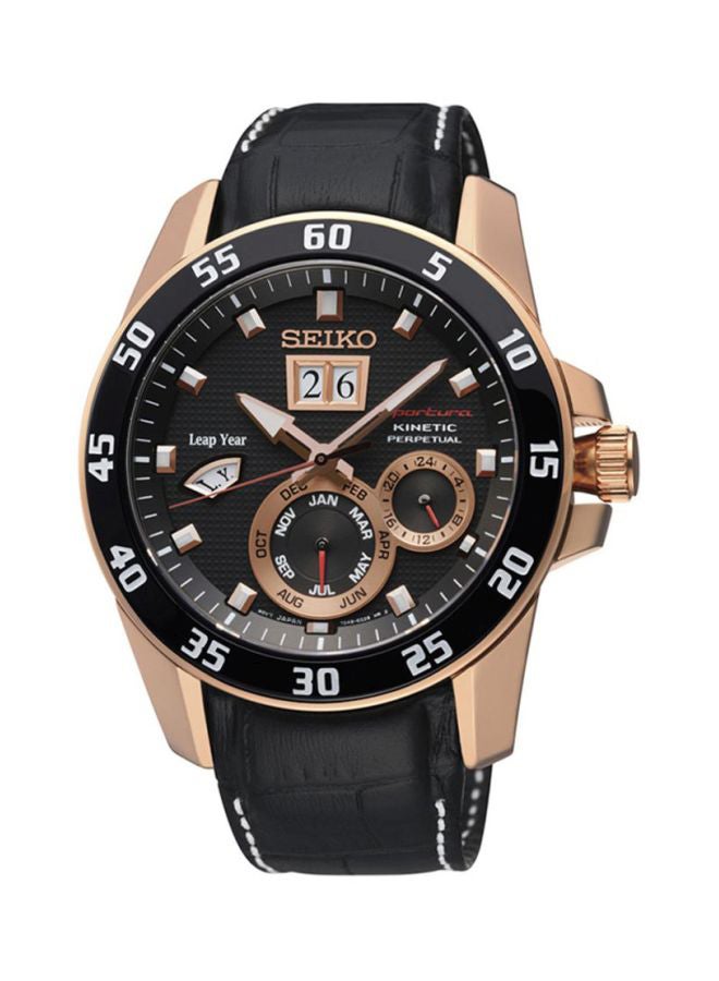 سيكو ساعة يد بعقارب مقاومة للماء طراز SNP056 للرجال - Image 1