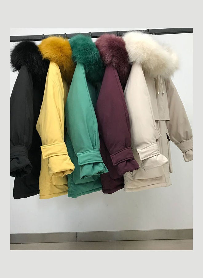 Long Sleeves Hooded Jacket Black - Image 3
