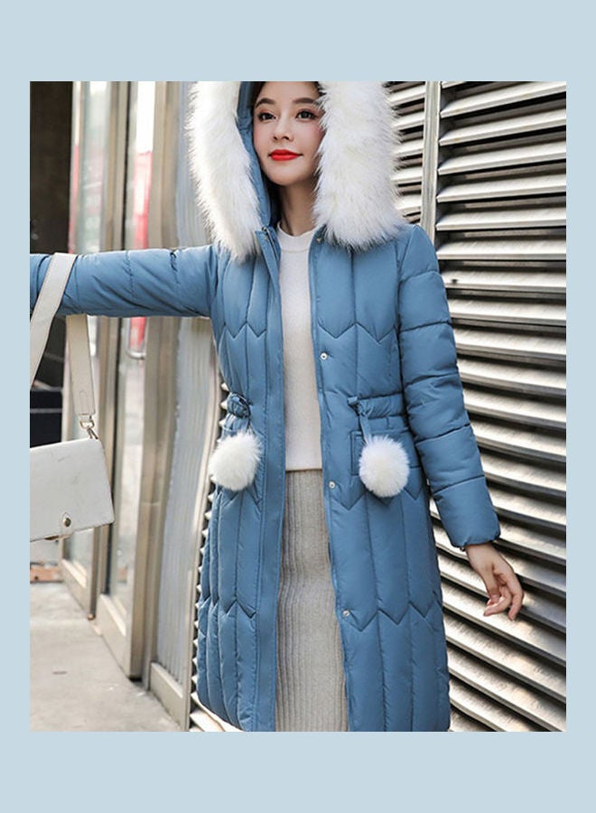 Long Sleeves Hooded Jacket Black - Image 5