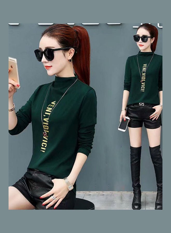 Generic - Long Sleeves Printed Pullover Light Brown - Image 1