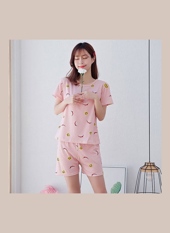 Short Sleeves Home Wear Suit Multicolour - Image 1