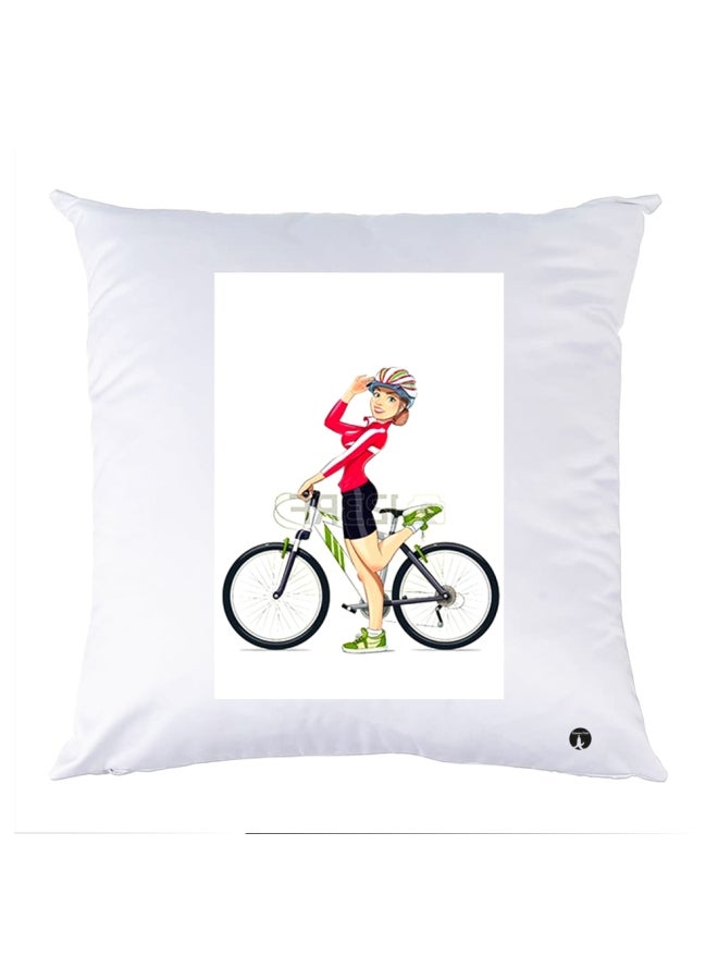 BP Printed Bedding Pillow Multicolour 30x30cm