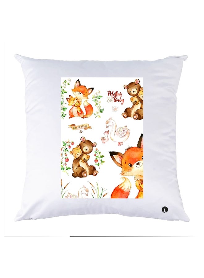 بي بي وسادة نوم مزينة بطبعة متعدد الألوان