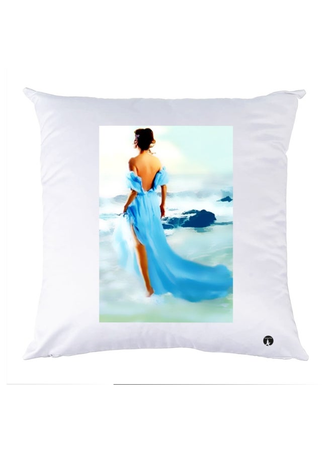 بي بي وسادة نوم مزينة بطبعة متعدد الألوان 30x30سم