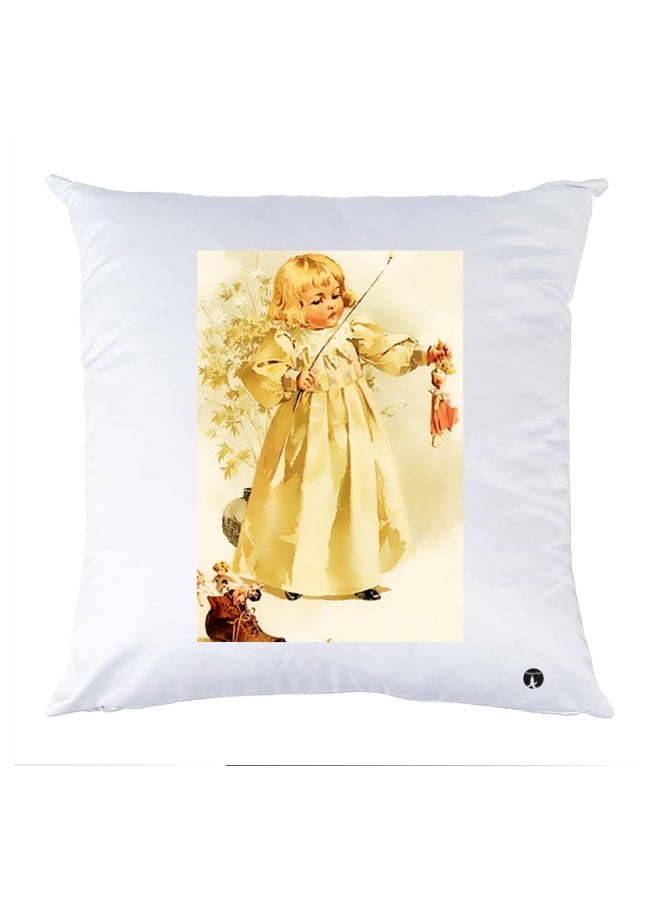 BP Printed Bedding Pillow Multicolour 30x30cm