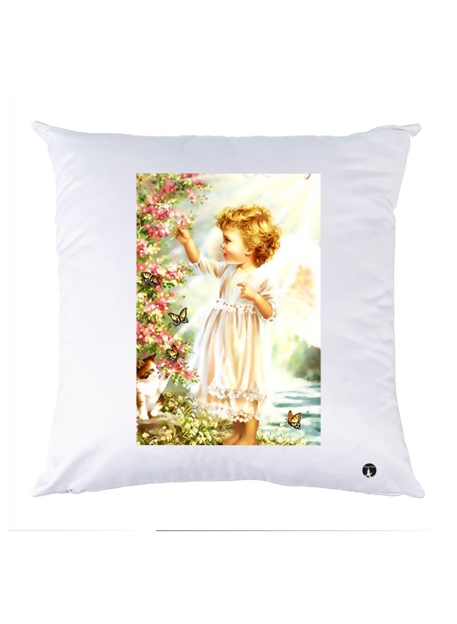 بي بي وسادة نوم مزينة بطبعة متعدد الألوان 30x30سم