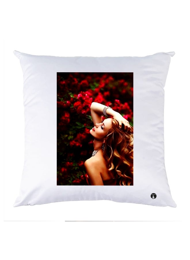 BP Printed Bedding Pillow Multicolour 30x30cm