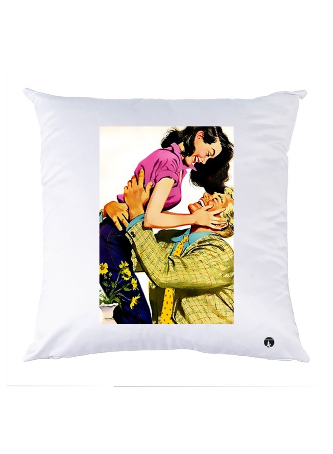 BP Printed Bedding Pillow Multicolour 30x30cm
