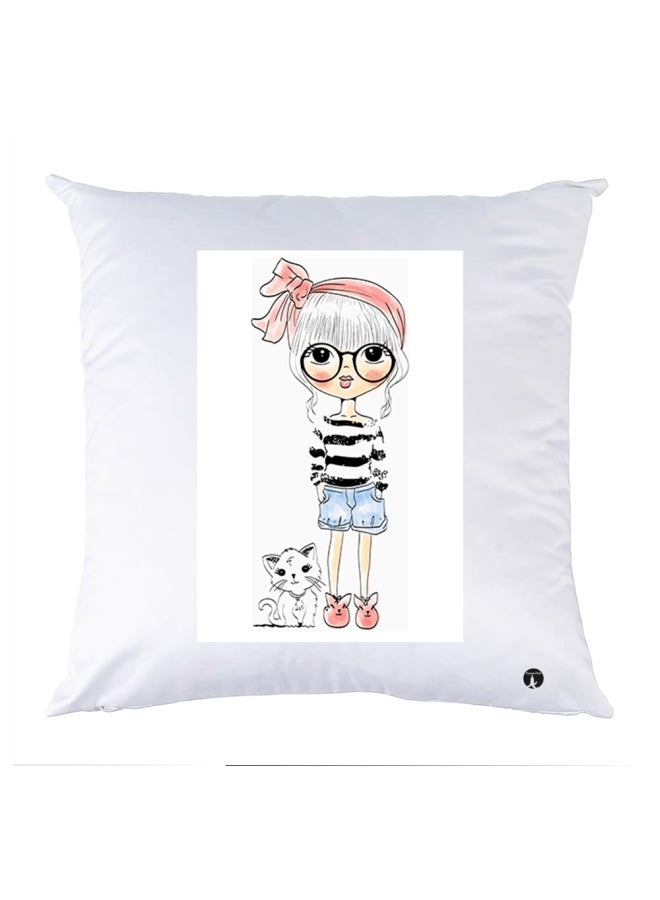 BP Printed Bedding Pillow Multicolour 30x30cm