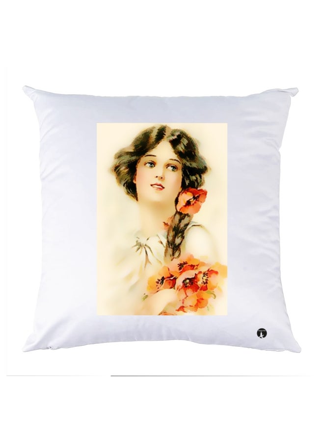 بي بي وسادة نوم مزينة بطبعة متعدد الألوان 30x30سم