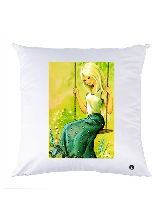 بي بي وسادة نوم مزينة بطبعة متعدد الألوان 30x30سم