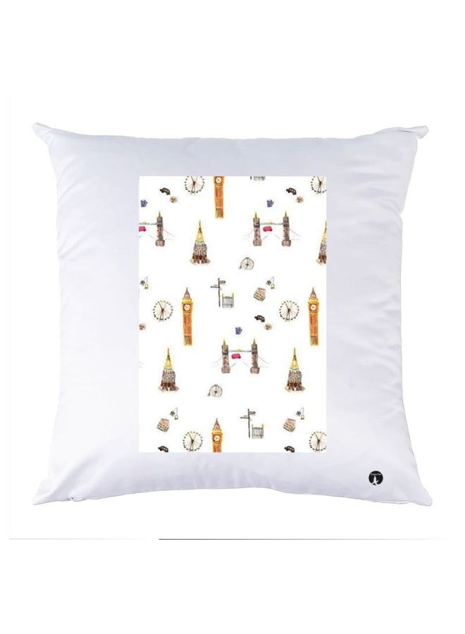 BP Printed Bedding Pillow Multicolour 30x30cm