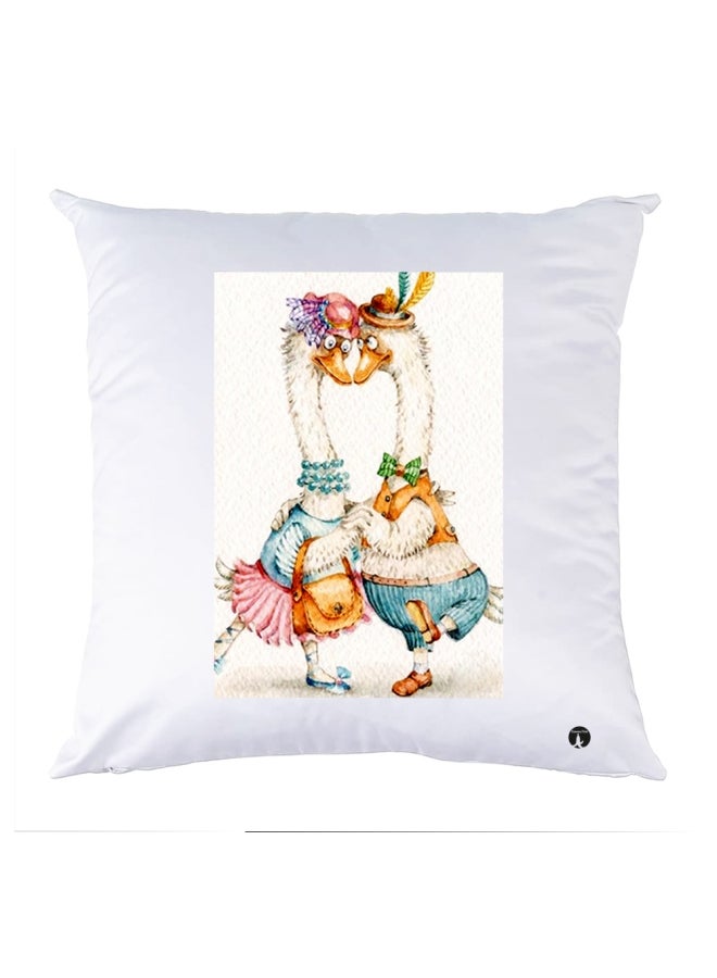 Printed Bedding Pillow Multicolour 30x30cm
