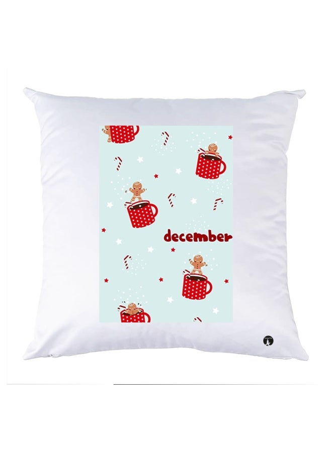 BP Printed Bedding Pillow Multicolour 30x30cm