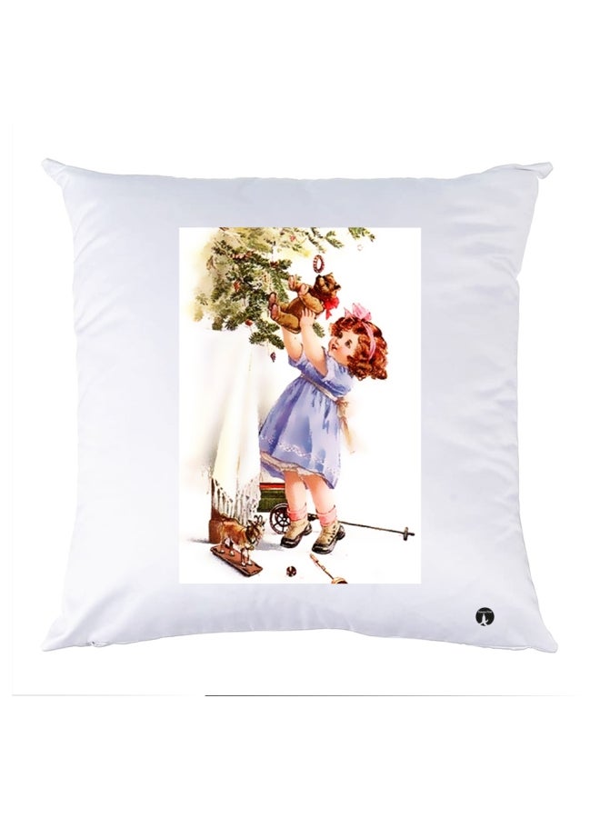 بي بي وسادة نوم مزينة بطبعة متعدد الألوان 30x30سم