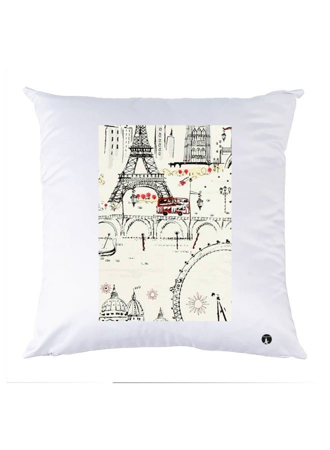 BP Printed Bedding Pillow Multicolour 30x30cm
