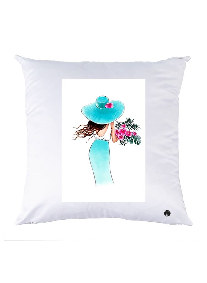 بي بي وسادة نوم مزينة بطبعة متعدد الألوان 30x30سم