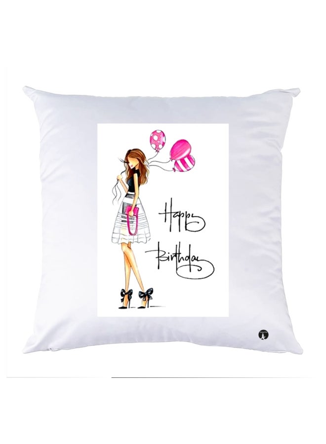BP Printed Bedding Pillow Multicolour 30x30cm