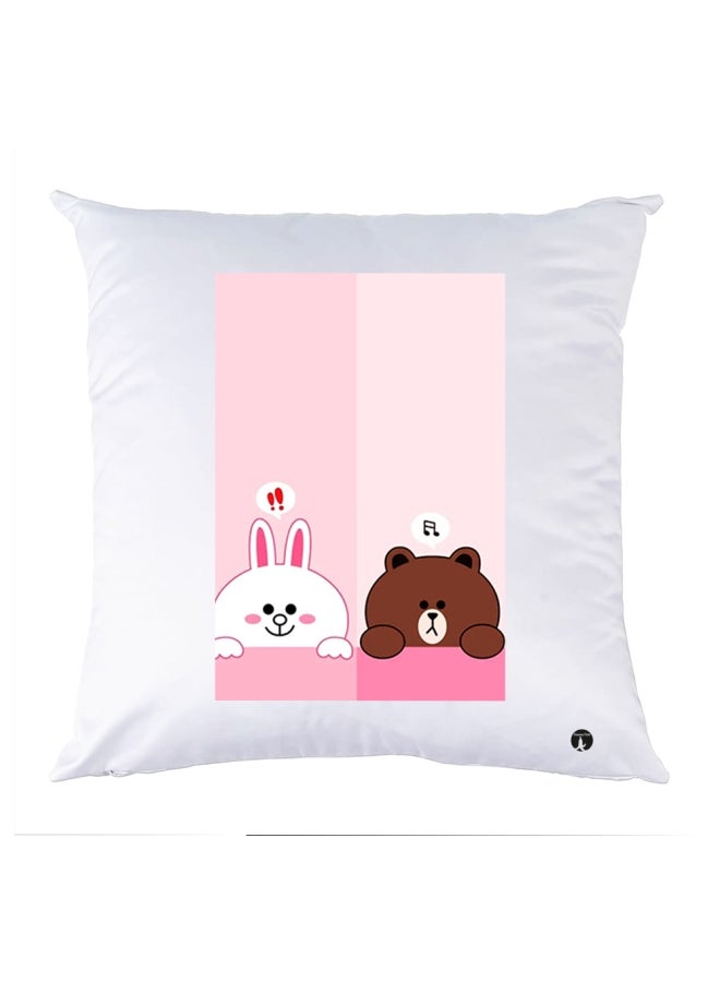 بي بي وسادة نوم مزينة بطبعة متعدد الألوان 30x30سم