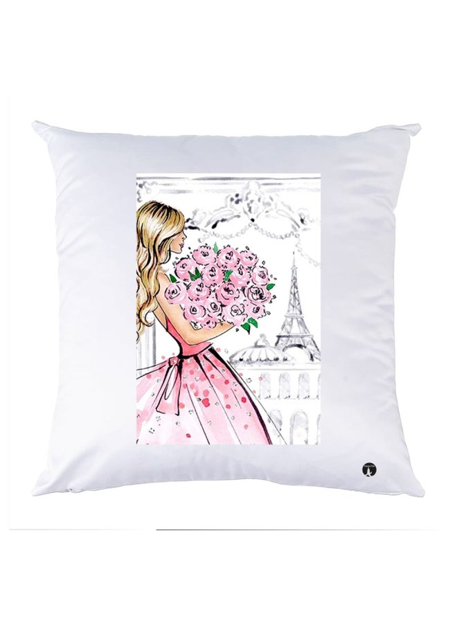 BP Printed Bedding Pillow Multicolour 30x30cm