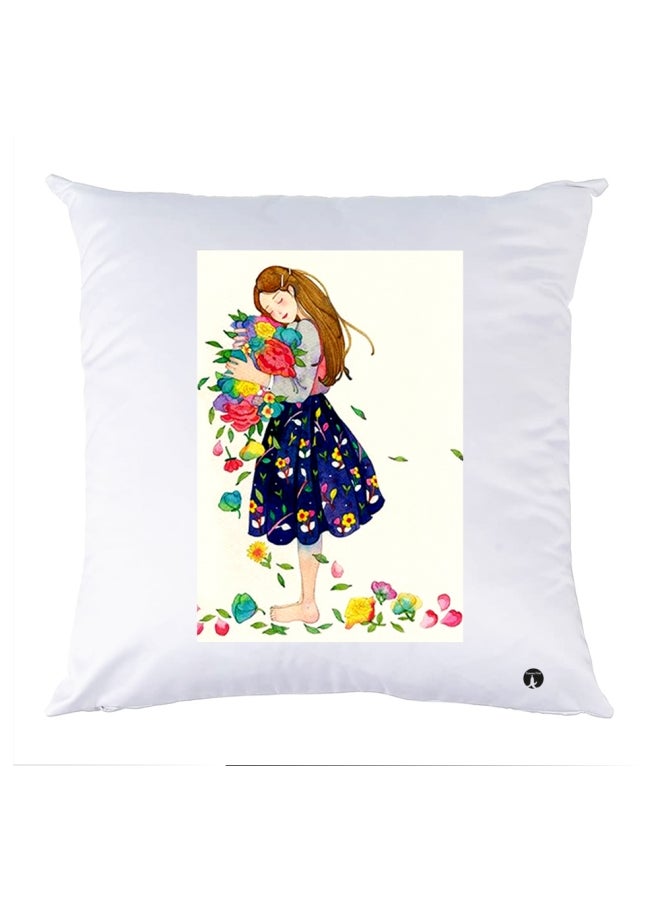 BP Printed Bedding Pillow Multicolour 30x30cm