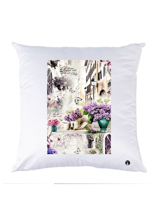 BP Printed Bedding Pillow Multicolour 30x30cm
