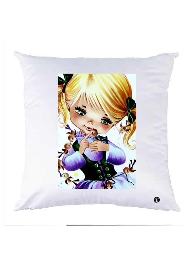 بي بي وسادة نوم مزينة بطبعة متعدد الألوان 30x30سم