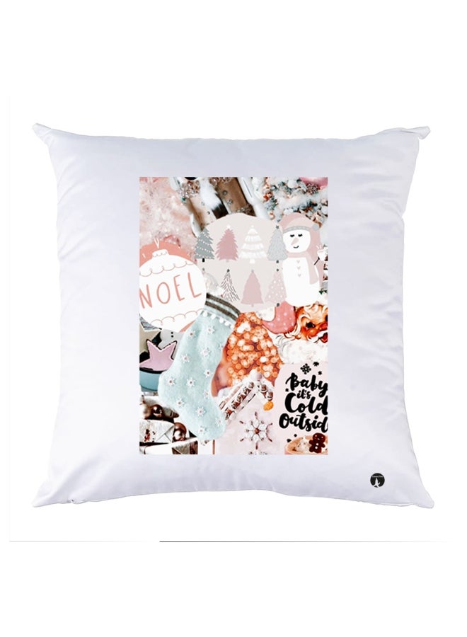 BP Printed Bedding Pillow Multicolour 30x30cm