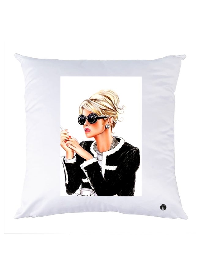 بي بي وسادة نوم مزينة بطبعة متعدد الألوان 30x30سم