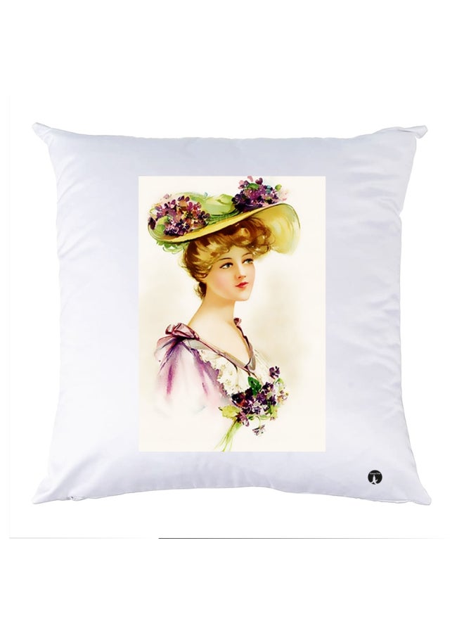 بي بي وسادة نوم مزينة بطبعة متعدد الألوان 30x30سم