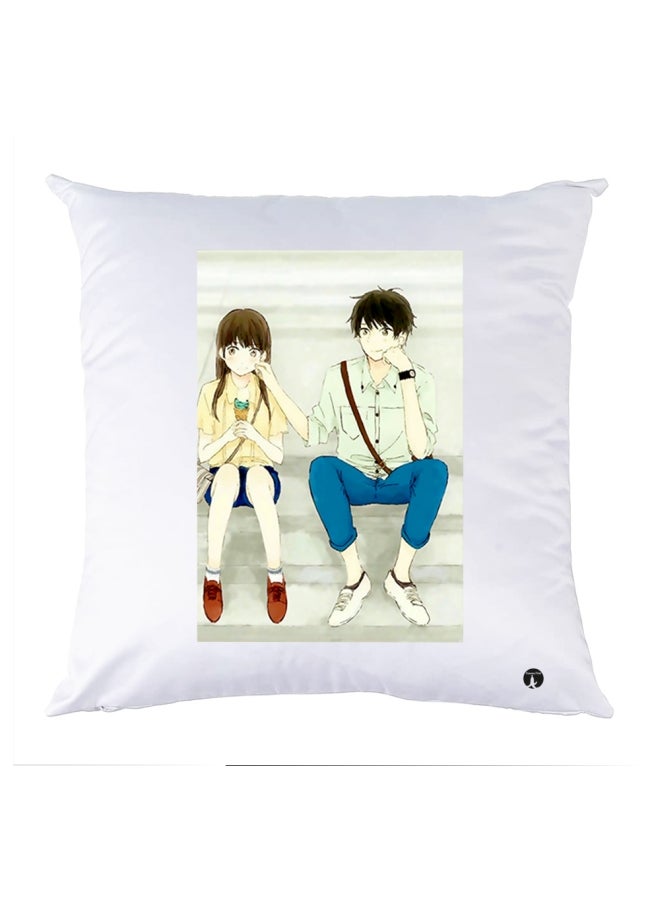 BP Printed Bedding Pillow Multicolour 30x30cm