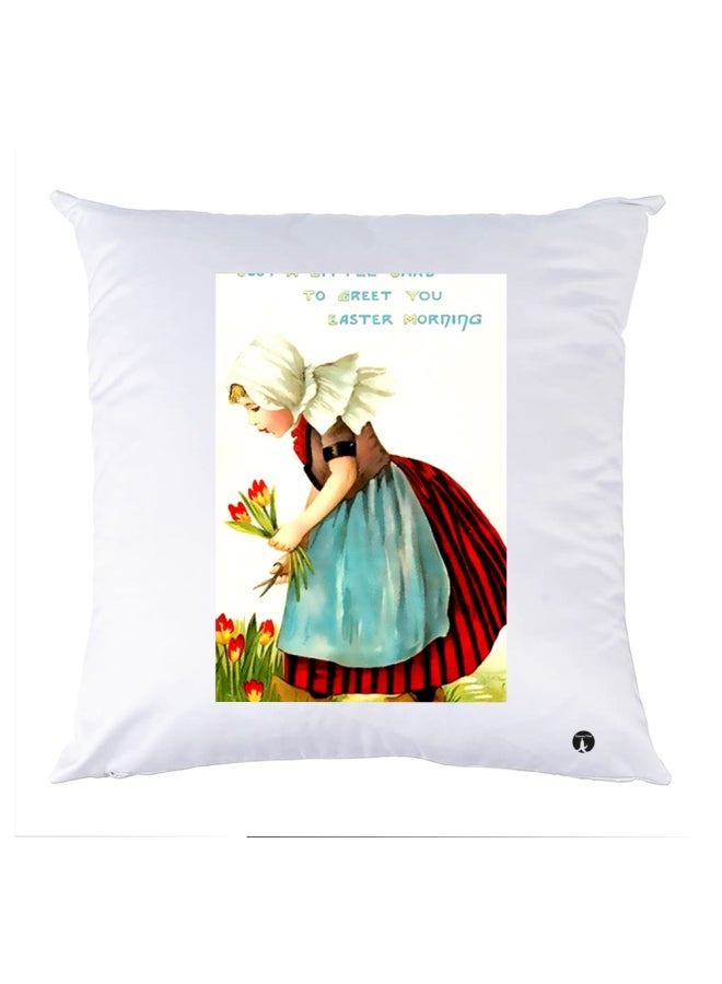 BP Printed Bedding Pillow Multicolour 30x30cm