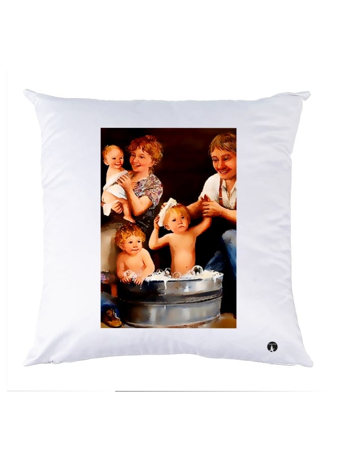 BP Printed Bedding Pillow Multicolour 30x30cm